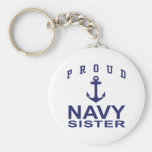 Navy Sister Key Chains