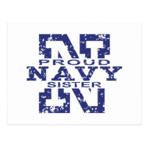 Navy Sister Post Card