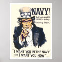 Navy!  Uncle Sam is calling you posters