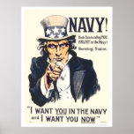 Navy!  Uncle Sam is calling you posters