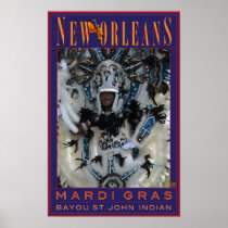 N'awlins Mardi Gras-Print