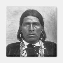 Nawquistewa - Hopi Indian Oraibi Photo 1901 Fridge Magnet