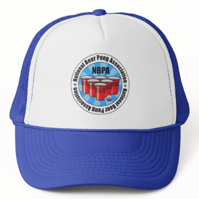 NBPA National Beer Pong Association Starburst Mesh Hats