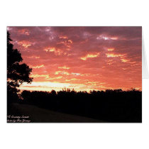 NC Country Sunset Card