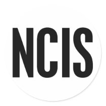 NCIS ROUND STICKERS