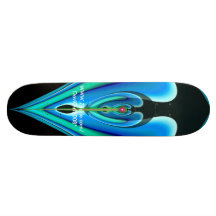 Neaon Heart  Skateboard