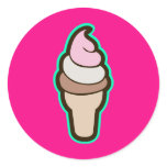 Neapolitan Ice Cream stickers