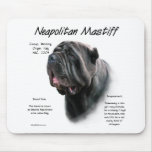 Neapolitan Mastiff (blk) History Design mousepads