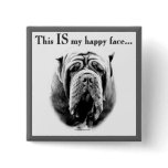Neapolitan Mastiff Happy Face Pins