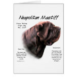 Neapolitan Mastiff (mahogany) History Design cards
