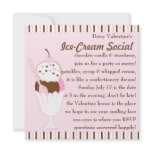 Neapolitan  Sundae invitations