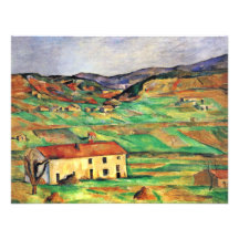 Near Gardanne By Paul Cézanne (Best Quality) Personalized Invitation