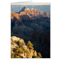 Near The Edge Greeting Card