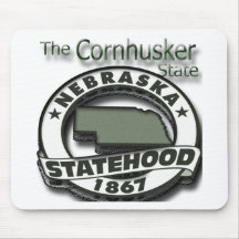Nebraska Cornhusker Statehood Mouse Pad