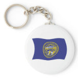 Nebraska Flag Keychain