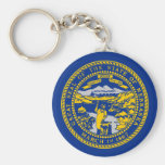 Nebraska Flag Keychains