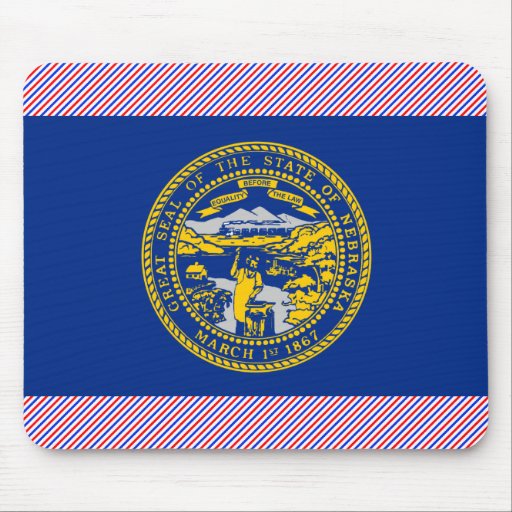 Nebraska Flag Mousemats