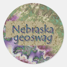 Nebraska Geocaching Supplies Stickers Geoswag