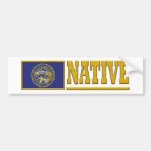 Nebraska Native Bumper Stickers