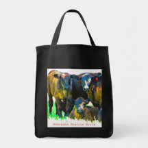 Nebraska Prairie Grocery Tote Tote Bag