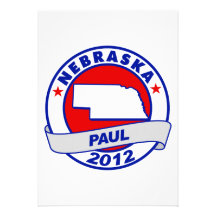 Nebraska Ron Paul Personalized Invites