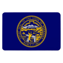 Nebraska State Flag Flexible Magnets