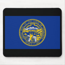 Nebraska State Flag Mousepad