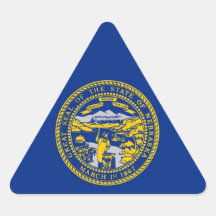 Nebraska State Flag Sticker