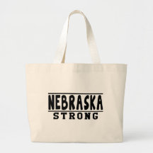 Nebraska Strong Designs Canvas Bag