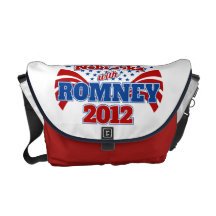 Nebraska with Romney 2012 Courier Bag