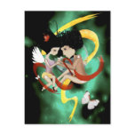 Nebulous Nature love butterfly Postcard