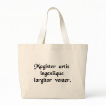 Necessity is the mother of all invention canvas bag