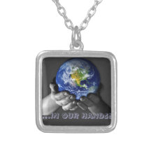 NECKLACE- STERLING SILVER - EARTH HANDS
