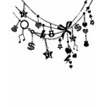 Necklace tee t-shirts