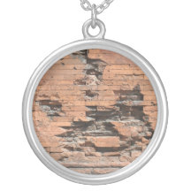 Necklace with Brick Wall Texture