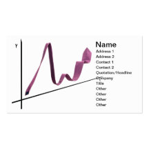 Necktie graph business cards