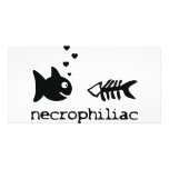 necro philiac fish icon photo cards