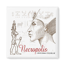 Necropolis Egyptian City Of The Dead Magnet