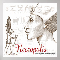 Necropolis Egyptian City Of The Dead Poster