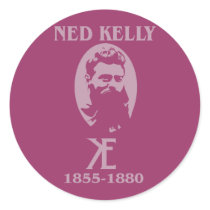 Ned Kelly Design Sticker