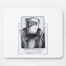 Ned Kelly (Wanted Poster) Mousepad