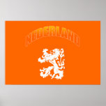 Nederland leeuw Voetbal wk posters
