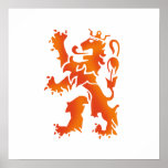 Nederland wereldkampioen 2010 lion posters