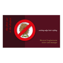 need a haircut hairdresser‘s customisable template business cards