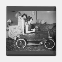 Need a Lift? 1920s Refrigerator Magnets