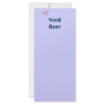 Need Beer Reminders rack cards