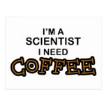 Need Coffee - Scientist Postcards