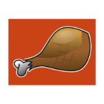 Need i say more? - Thanksgiving Turkey Leg Invite postcards