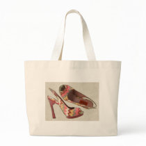 Needlepoint Peep Toes Tote Bag