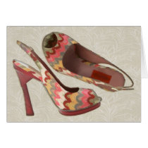 Needlepoint Peep Toes Greeting Cards